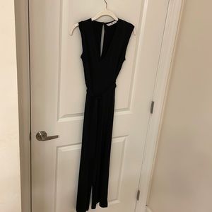 Mango black jumpsuit - never worn